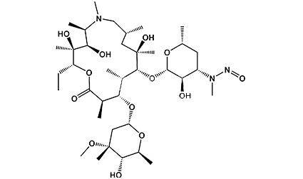 N-Nitroso Azithromycin (EP) Impurity-I (or) N-Nitroso Desmethyl Azithromycin